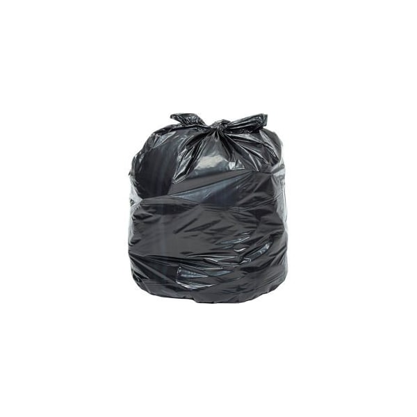 Napco Bag And Film GEC 153; Super Duty Black Trash Bags - 30 to 33 Gal, 2.5 Mil, 100 Bags/Case RM333925 - main